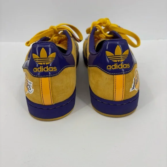 Adidas Superstar Rare 2006 NBA Los Angeles Lakers Sneakers SKU 014151 Men’s 10.5